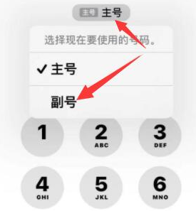 沈北苹果14维修店分享iPhone 14 Pro Max使用副卡打电话的方法 