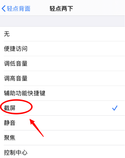 沈北苹果手机维修分享iPhone12如何启用双击截屏 